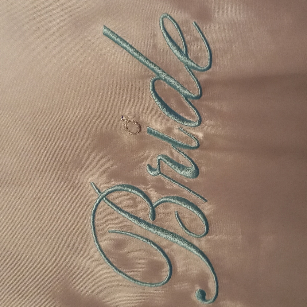 Bridal wrap robe